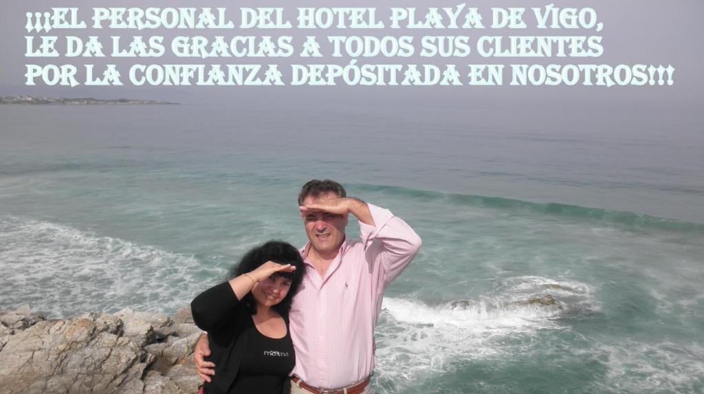 Hotel Playa Samil Vigo Kültér fotó